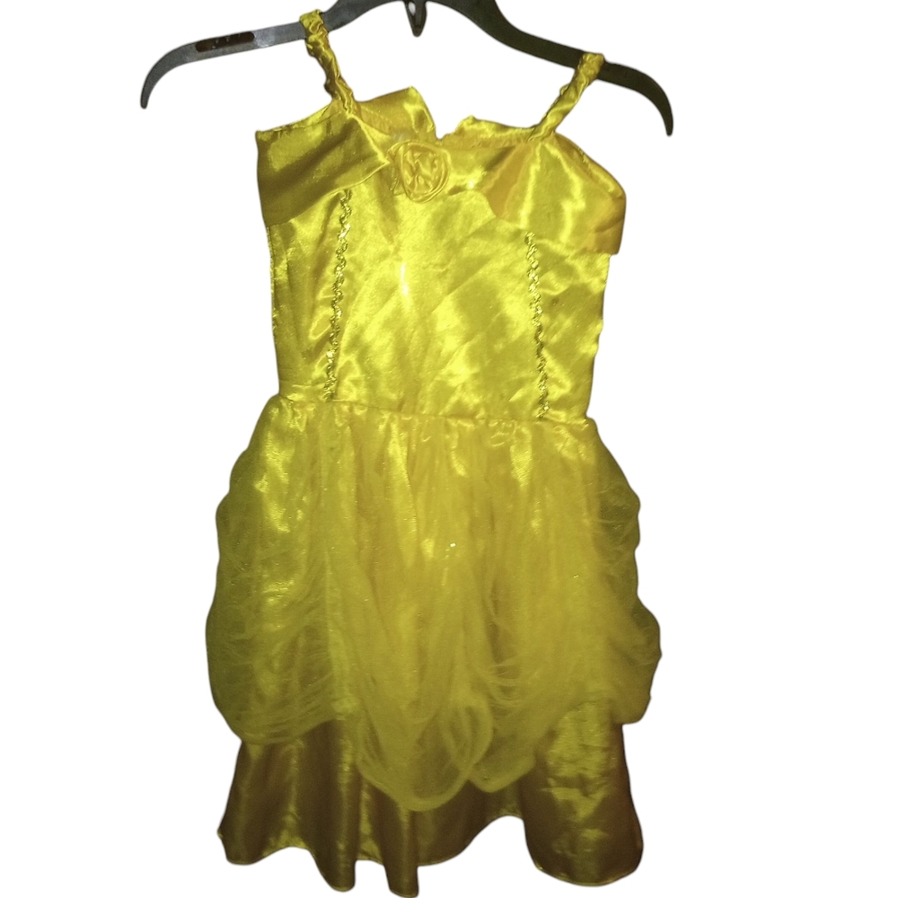 Charming Yellow Kids Costume Belle From Beauty And Beast Size 3